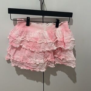 LoveShackFancy kids pink Billie skirt